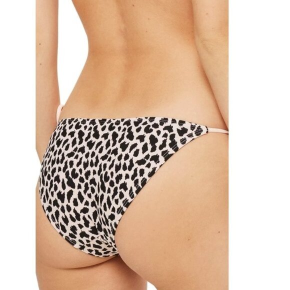 Topshop Leopard Side Tie Bikini Bottoms - Picture 2 of 10
